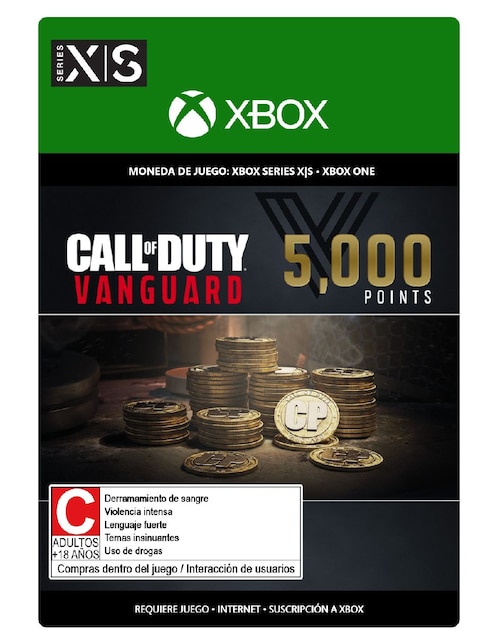 Dinero virtual Call Of Duty: Vanguard 5,000