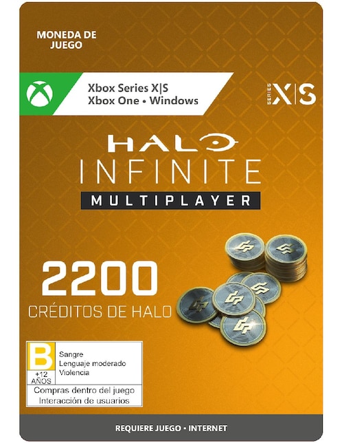 Dinero virtual Halo Infinite 2000 Halo Credits +200 Bonus