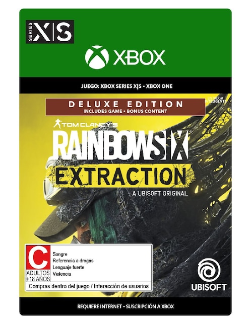Tom Clancy’s Rainbow Six Extraction Deluxe para Xbox Series X/S Y Xbox One digital