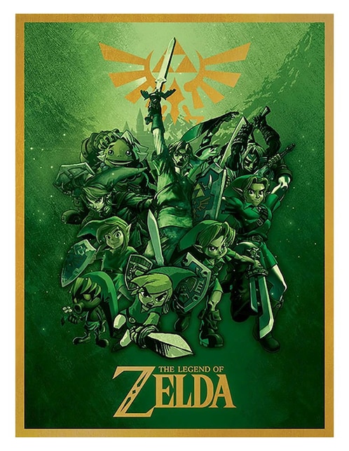 Póster lenticular de The Legend of Zelda Nintendo