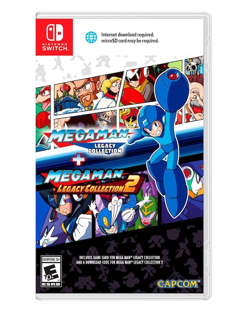 Megaman Legacy Collection 1 y 2 Collection para Nintendo Switch físico