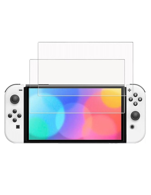 Mica para consola Nintendo Switch OLED Dobe cristal templado