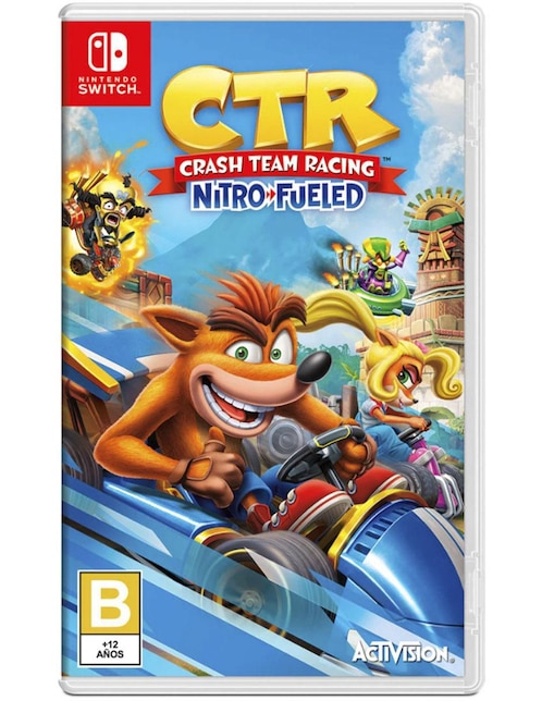 Crash Team Racing Nitro Fuled Estándar para Nintendo Switch físico