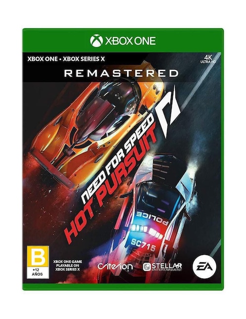 Need For Speed Hot Pursuit Remastered Edición Estándar para Xbox One Juego Físico