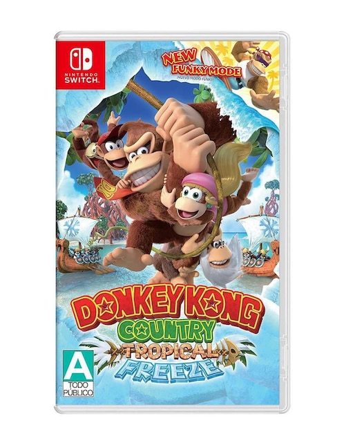 Donkey Kong Country Tropical Freeze Estándar para Nintendo Switch físico