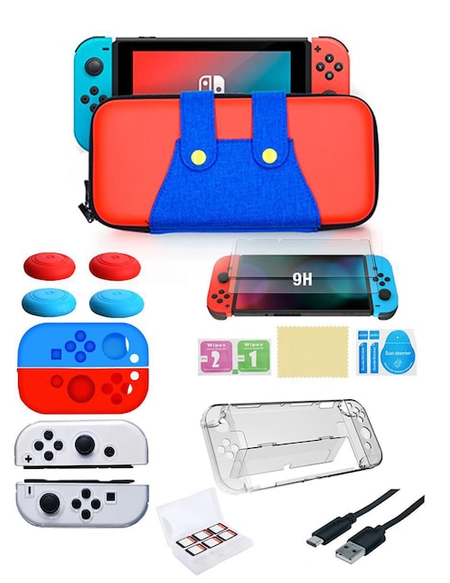 Set Accesorios 16 en 1 para Nintendo Switch Mari01