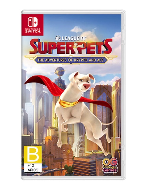 DC Super Pets The Adventures Edición Estándar para Nintendo Switch Juego Físico