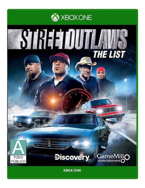 Street Outlaws the List Edición Estándar para Xbox One Juego Físico