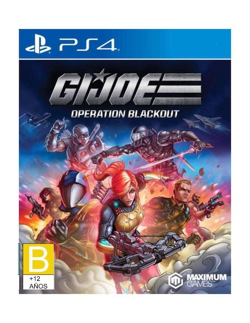 GI Joe Operation Blackout Edición Estándar para PlayStation 4 Juego Físico