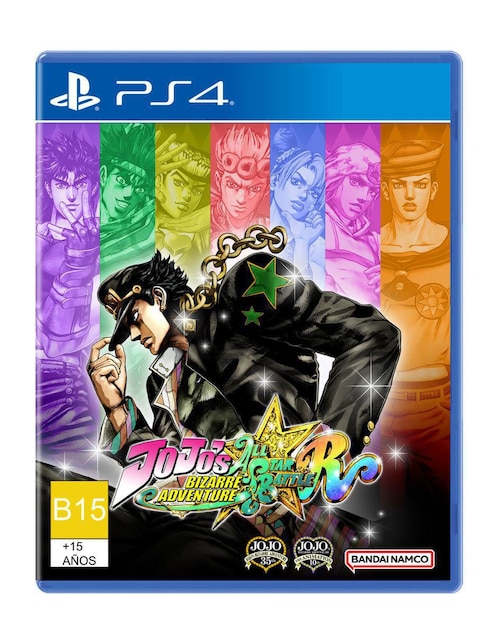 Jojo's Bizarre Adventure: All Star Battle R Edición Estándar para PlayStation 4 Juego Físico