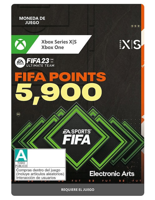 Moneda digital 5,900 points FIFA 23