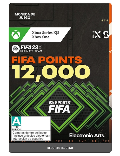 Moneda digital 12,000 points FIFA 23