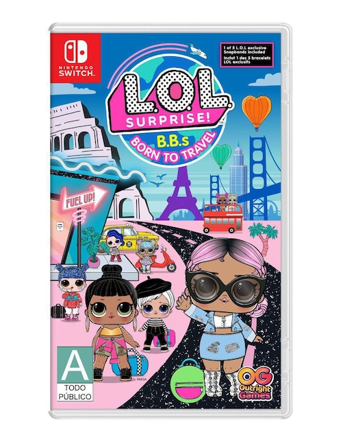 L.O.L. Surprise! B.B.S Born To Travel Switch estándar para Nintendo Switch
