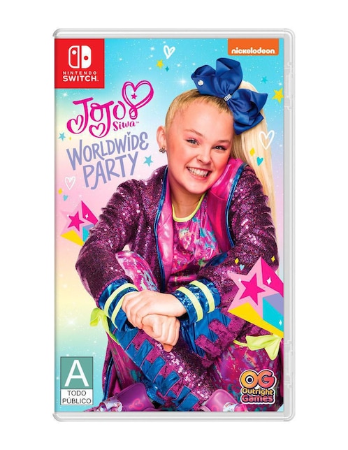 JoJo Siwa Worldwide Party Edición Estándar para Nintendo Switch Juego Físico