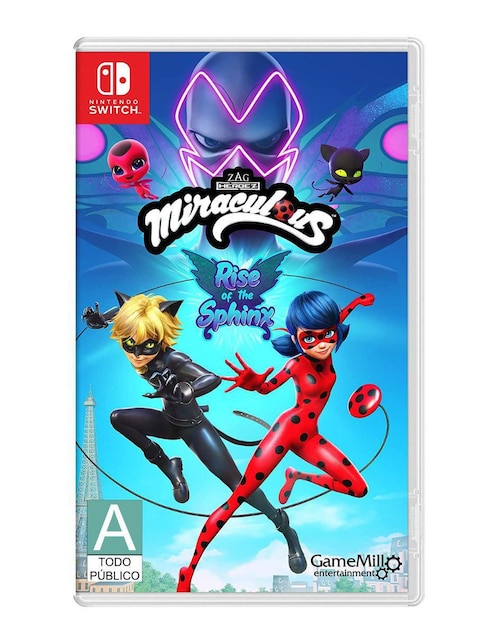 SWITCH Miraculous: Rise Of The Sphinx Switch estándar para Nintendo Switch