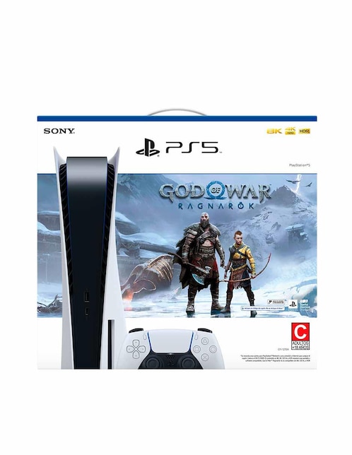 Consola PlayStation 5 825 GB edición limitada + God of War Ragnarök