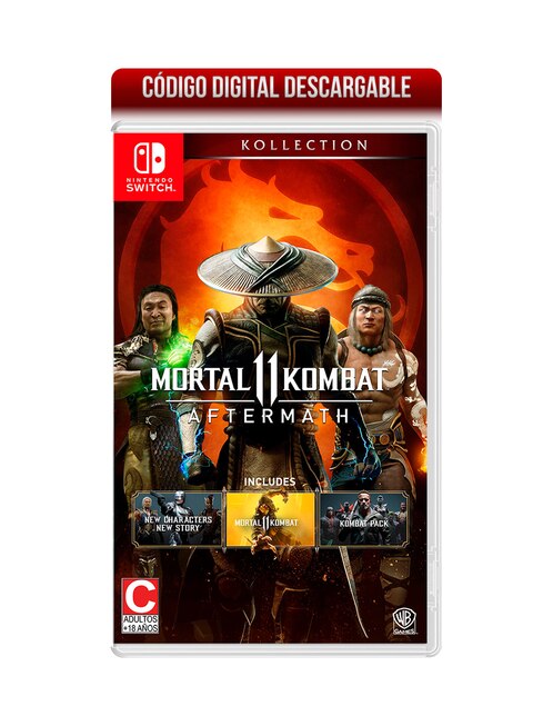 Mortal Kombat 11 Aftermath para Nintendo Switch descarga digital