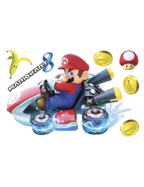 Calcomanía Mario Kart Nintendo