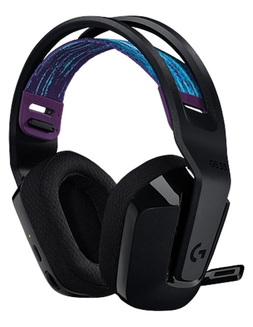 Audífonos Over Ear Logitech G535 inalámbricos con cancelación de ruido Negro