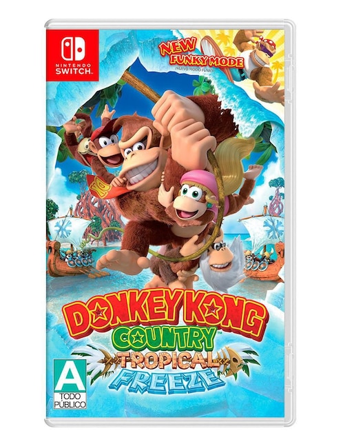 Donkey Kong Country: Tropical Freeze estándar para Nintendo Switch 1