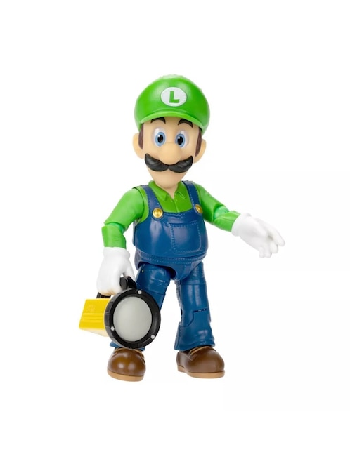 Figura de colección Luigi Nintendo articulado Super Mario Bros