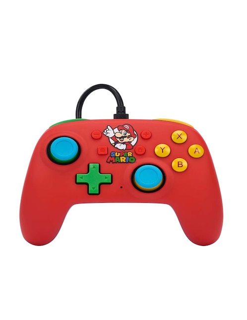 Control alámbrico para Nintendo Switch Super Mario