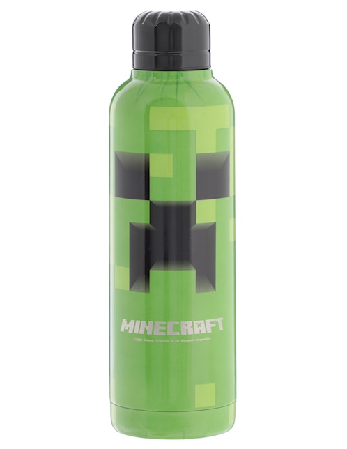 Botella de agua Minecraft de acero