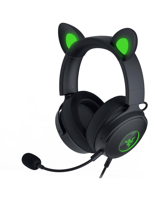 Audífono over ear razer kraken kitty v2 pro alámbrica "con (si aplica)" sí