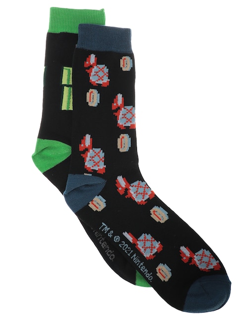 Calcetín Super Mario Bros para niño 2 pares 1