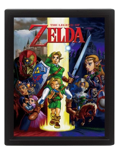 Póster lenticular de Zelda Nintendo