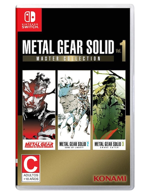 Metal Gear Solid: Master Collection Vol 1 estándar para Nintendo Switch físico