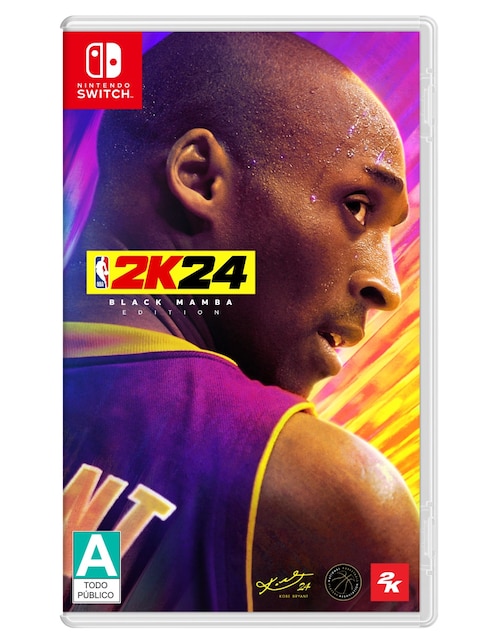 Nba 2K24 Black Mamba Nintendo Switch estándar para Nintendo Switch