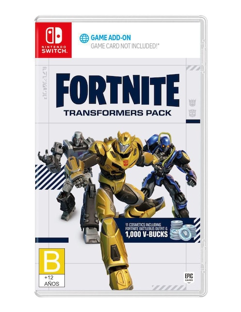 Fortnite Transformers Pack Edición Estándar para Nintendo Switch Físico