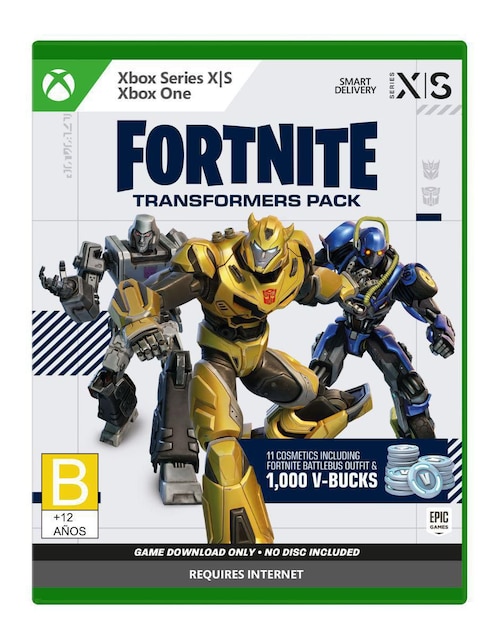 Fortnite Transformers Pack Xbox estándar para Xbox One, Xbox Series X/S
