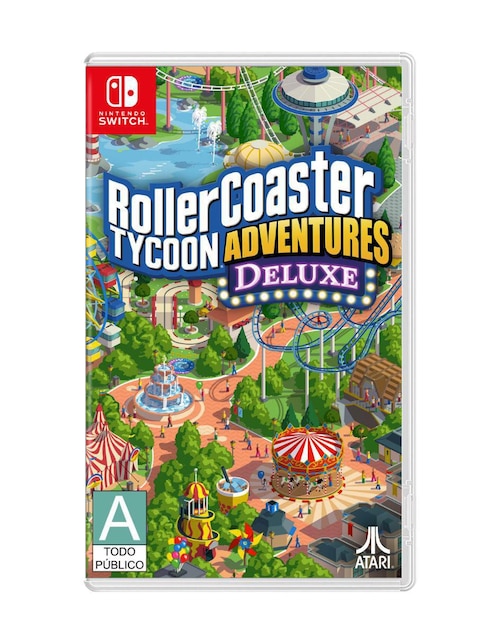 Roller Coaster Tycoon Adventures Deluxe Switch deluxe para Nintendo Switch