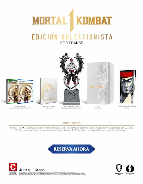 Mortal Kombat 1 Kollector Edition para PlayStation 5 Físico