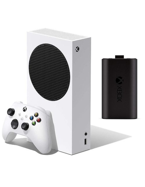 Consola Xbox Series S de 512 GB Edición Bundle Microsoft Game Studios + Batería Recargable