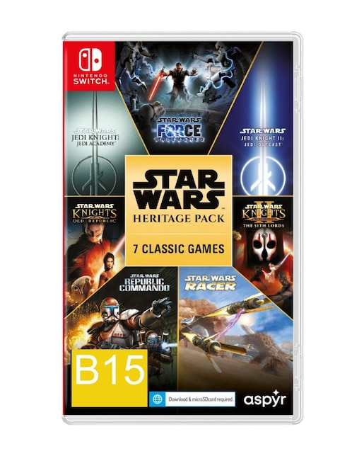 Star Wars Heritage Pack: 7 Classic Game para Nintendo Switch físico