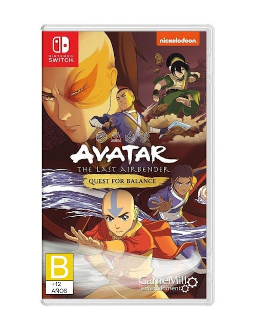 Avatar The Last Airbender Quest For Balance estándar para Nintendo Switch 1