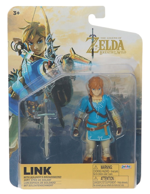 Figura de acción The Legend of Zelda Breath of the Wild Link Nintendo articulada