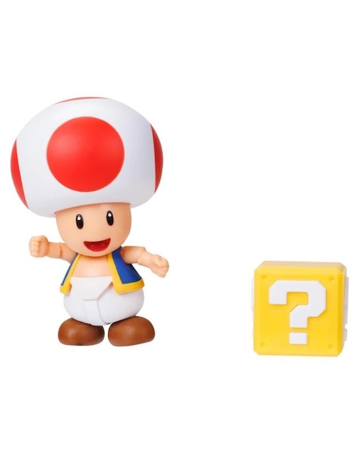 Figura Super Mario Toad Nintendo articulada