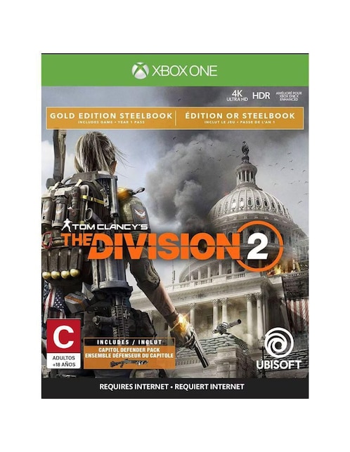Tom Clancy's The Division 2 gold para Xbox One físico