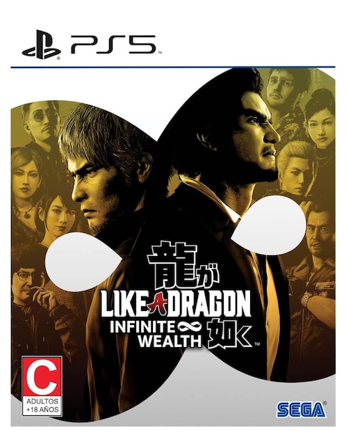 Like A Dragon: Infinite Wealth Playstation estándar para PS5