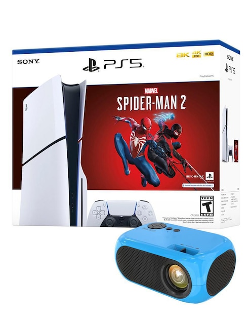 Consola PlayStation 5 de 1 TB Spider-Man + Proyector