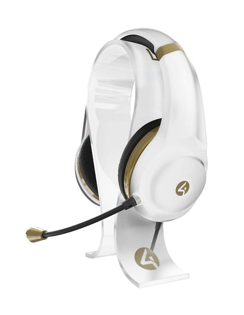 Audífonos Over Ear Gen Brand XP-GOLDR-WHT-4G alámbricos con cancelación de ruido