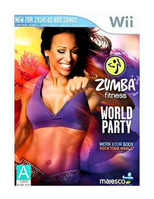 NINTENDO Wii Zumba Fitness World Party Nintendo estándar para Wii