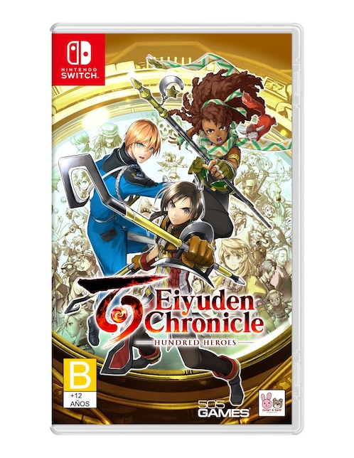 Eiyuden Chronicle Hundred Heroes estándar para Nintendo Switch físico