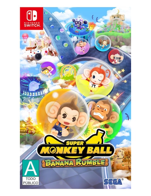 Super Monkey Ball Banana Rumble Launch Edition Legendary para Nintendo Switch físico
