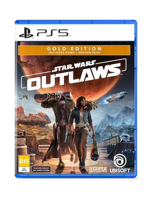 Star Wars Outlaws Gold Edition para PlayStation 5 físico