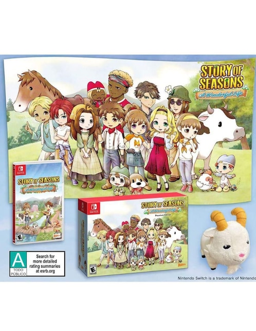 Story Of Seasons: A Wonderful Life Premium Edition para Nintendo Switch físico